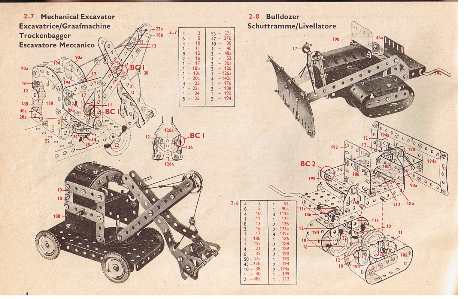 Meccano Set 2/3 Manual