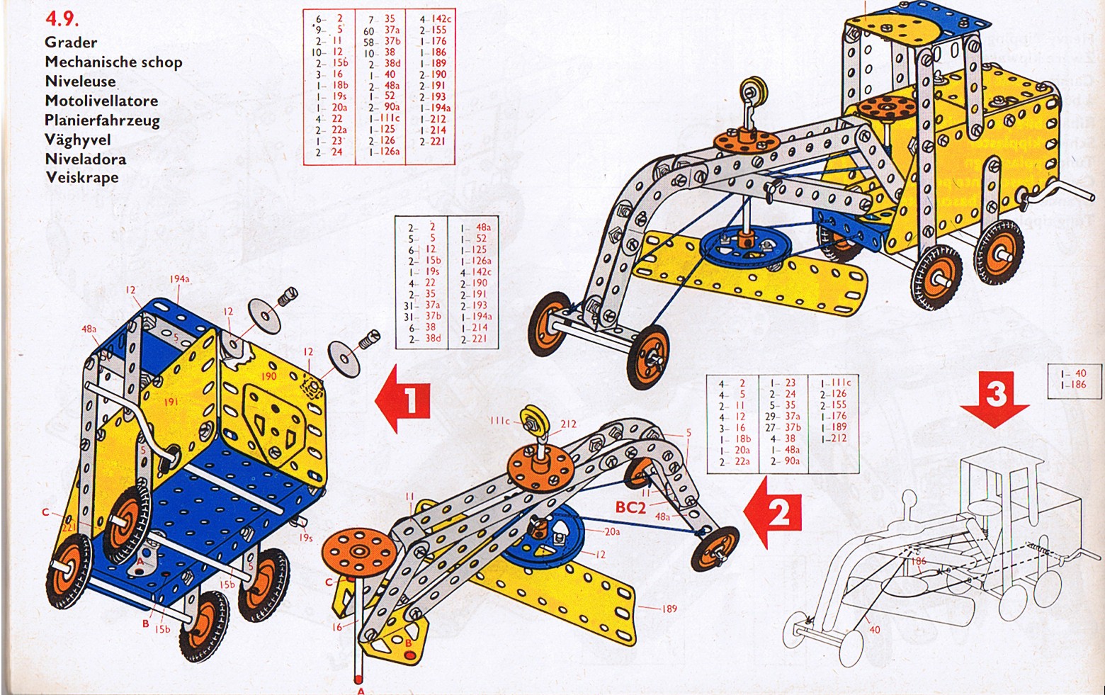 Meccano Set 2/3/4 Manual